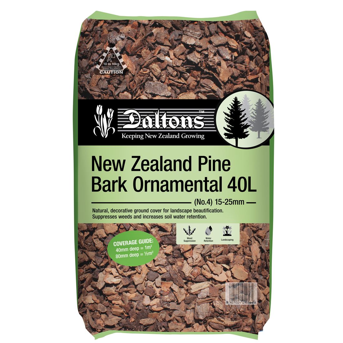 NZ Pine Bark Ornamental 40L Bag NZ Pine Bark Ornamental 40L Bag
