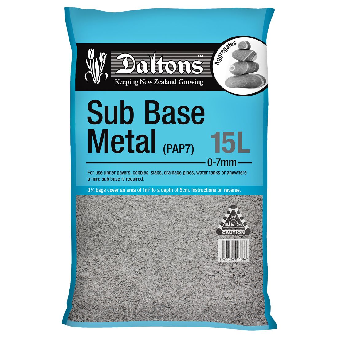 Sub Base Metal 15L Bag Sub Base Metal 15L Bag