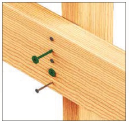 StudLok Green Head Structural Stringer to Stud Screw each SL125 StudLok Green Head Structural Stringer to Stud Screw each SL125
