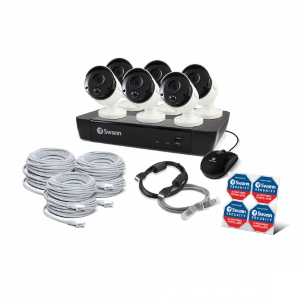 6 Camera 8 Channel 4K Ultra HD NVR Security System 6 Camera 8 Channel 4K Ultra HD NVR Security System