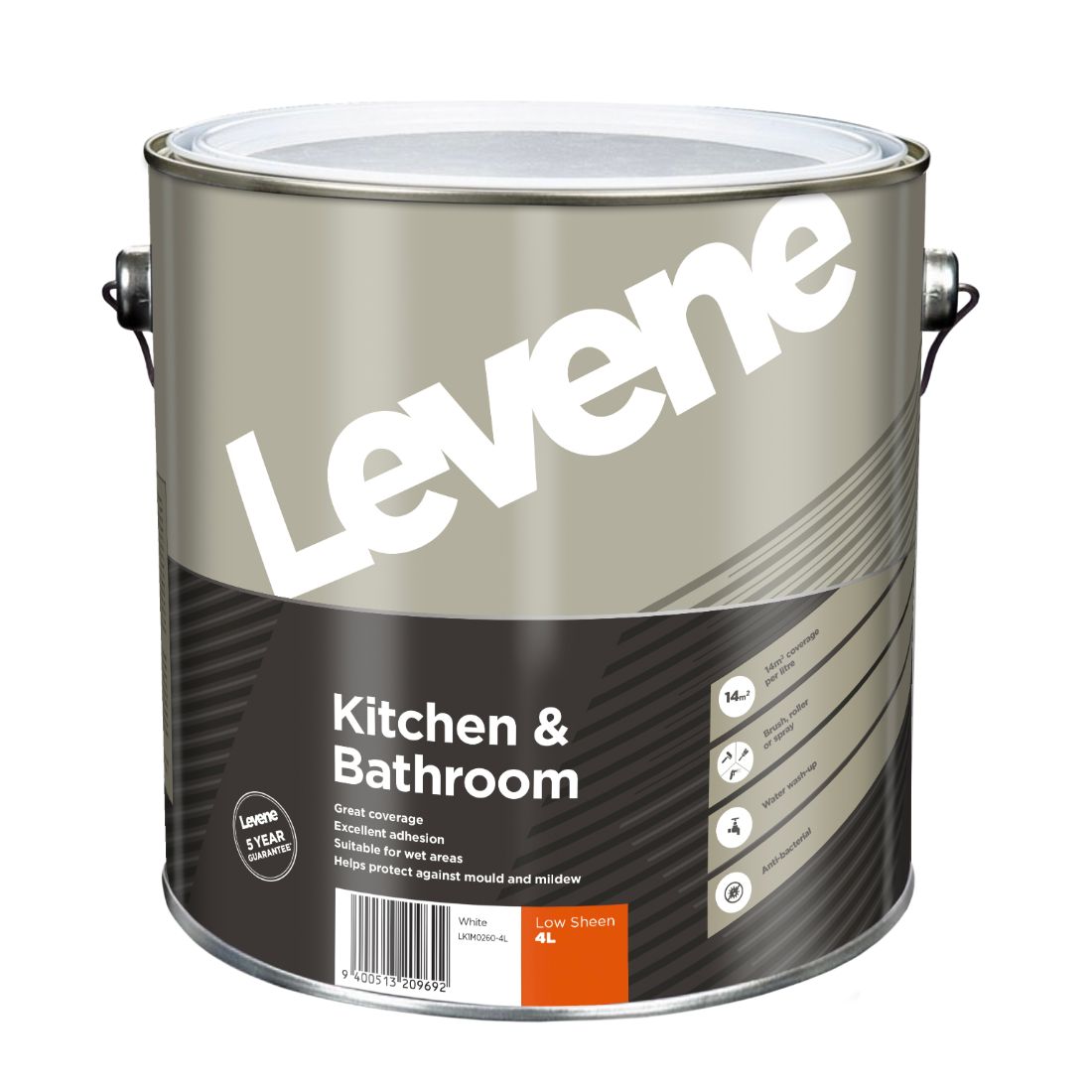 Kitchen Bathroom White 4L Kitchen Bathroom White 4L