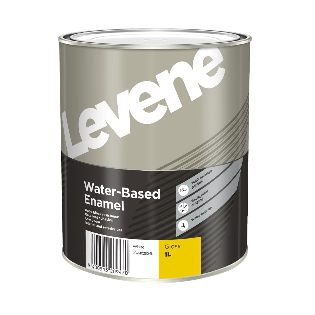 Water Based Enamel White 1L Water Based Enamel White 1L