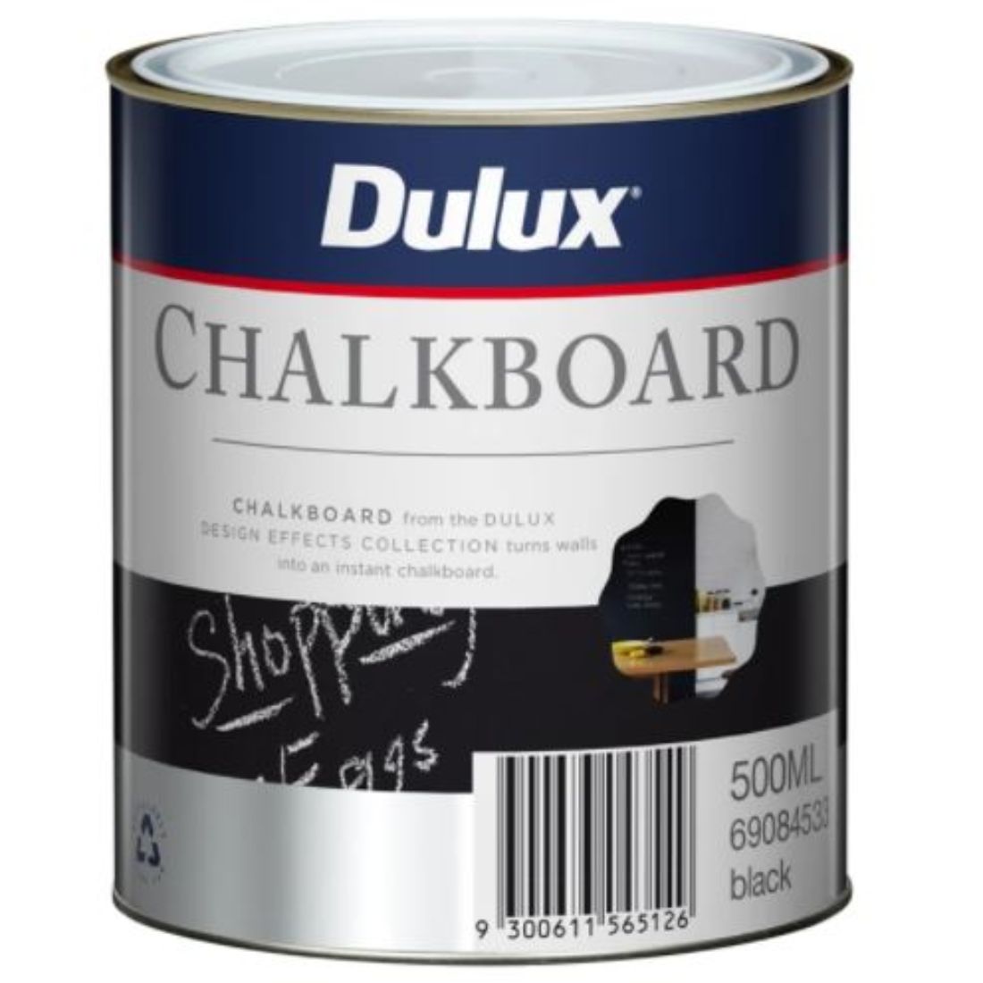 Design Chalkboard Black 500Ml Design Chalkboard Black 500Ml