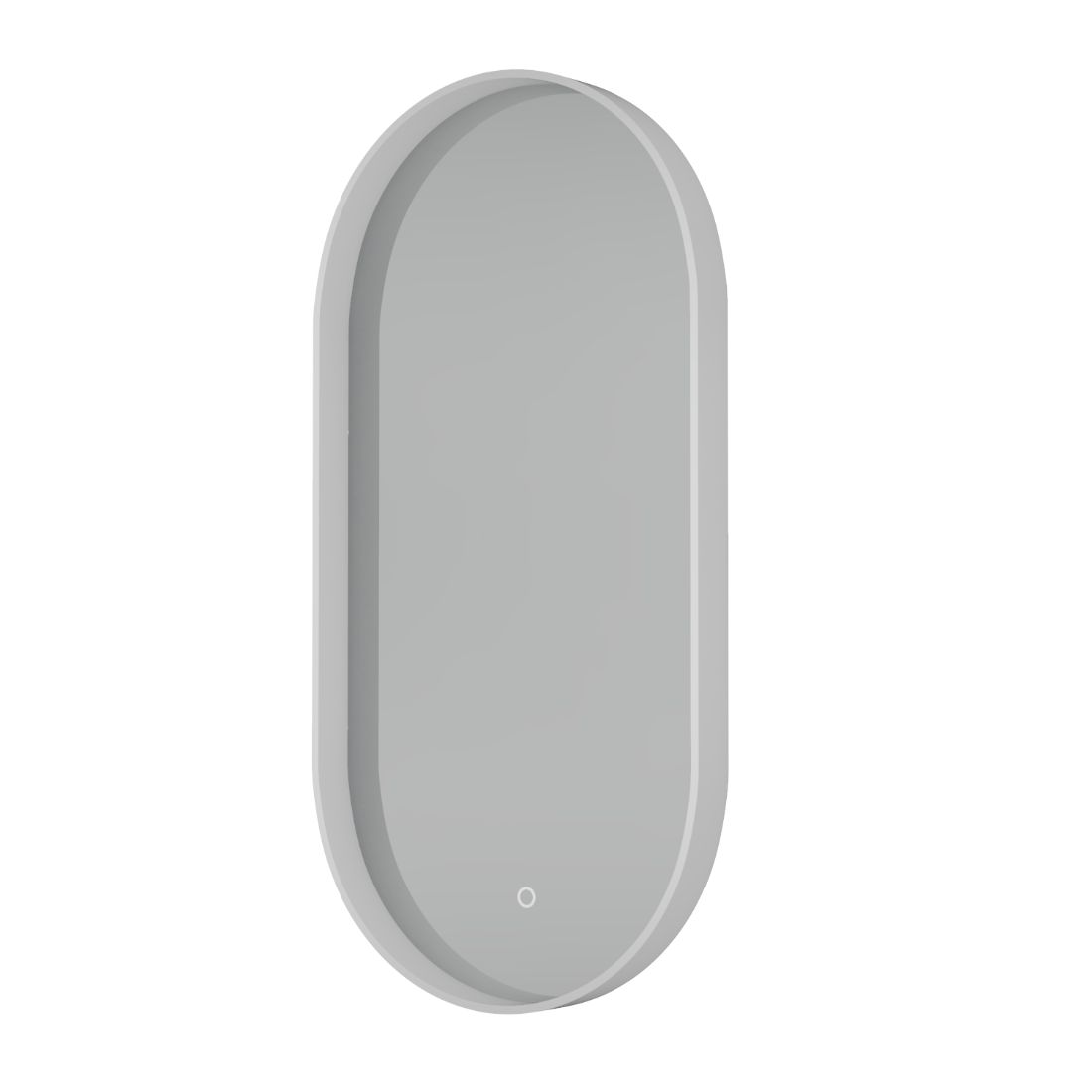 Shadow Mirror LED Demister Pill Shape White AS50P.WH Shadow Mirror LED Demister Pill Shape White AS50P.WH