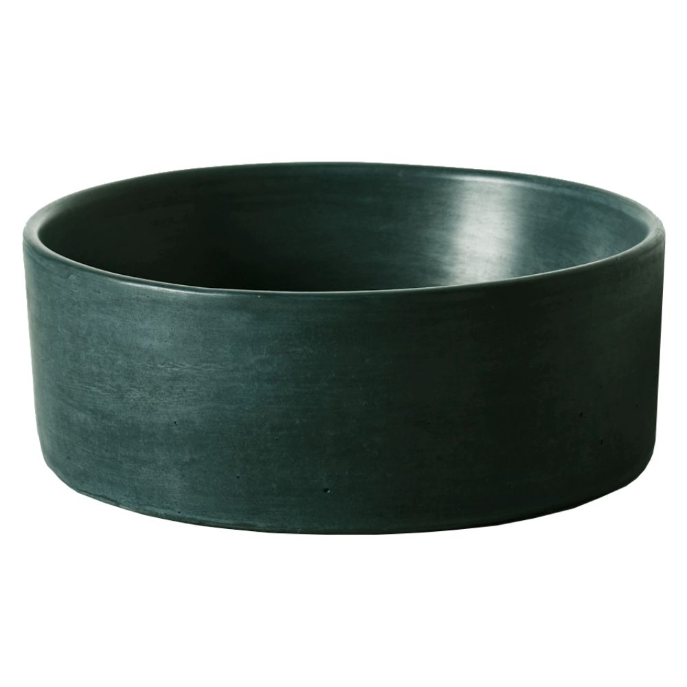 Rhythm Concrete Vessel Basin 405mm Sage Green RO40.GR Rhythm Concrete Vessel Basin 405mm Sage Green RO40.GR