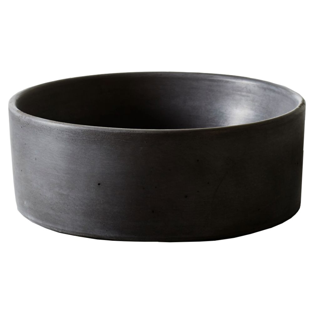 Rhythm Concrete Vessel Basin 405mm Midnight Grey RO40.DC Rhythm Concrete Vessel Basin 405mm Midnight Grey RO40.DC