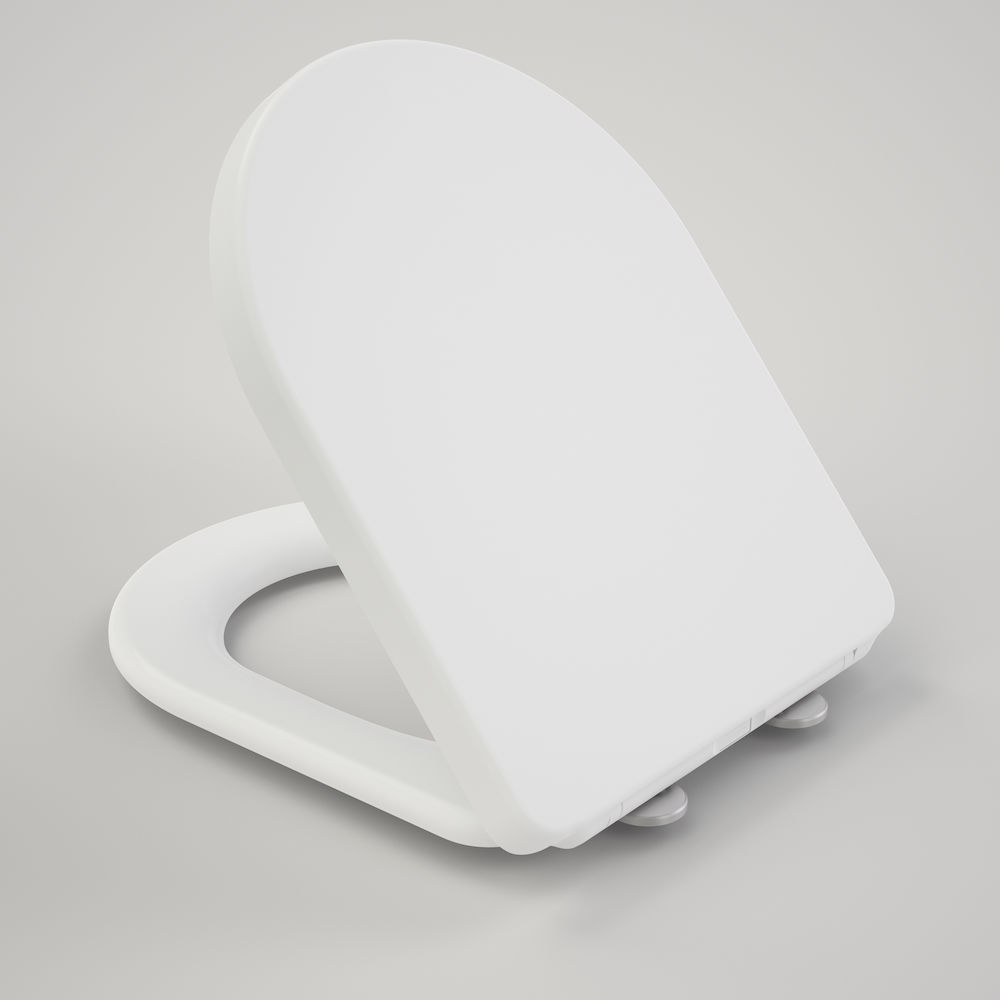 Toilet Seat Soft Close Quick Release Blind Fixing 300065W PlaceMakers NZ