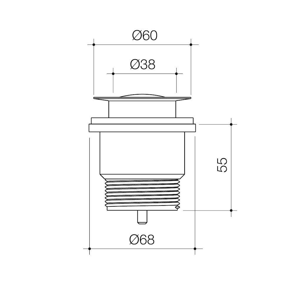 Urbane II Bath Pop-Up Plug and waste Chrome 323060C Urbane II Bath Pop-Up Plug and waste Chrome 323060C