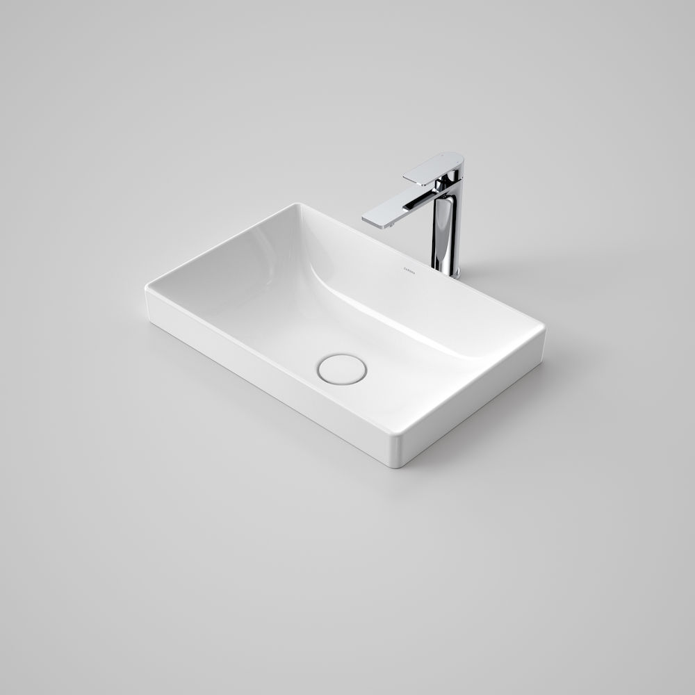 Urbane II Inset Basin No Tap Landing White 878200W Urbane II Inset Basin No Tap Landing White 878200W