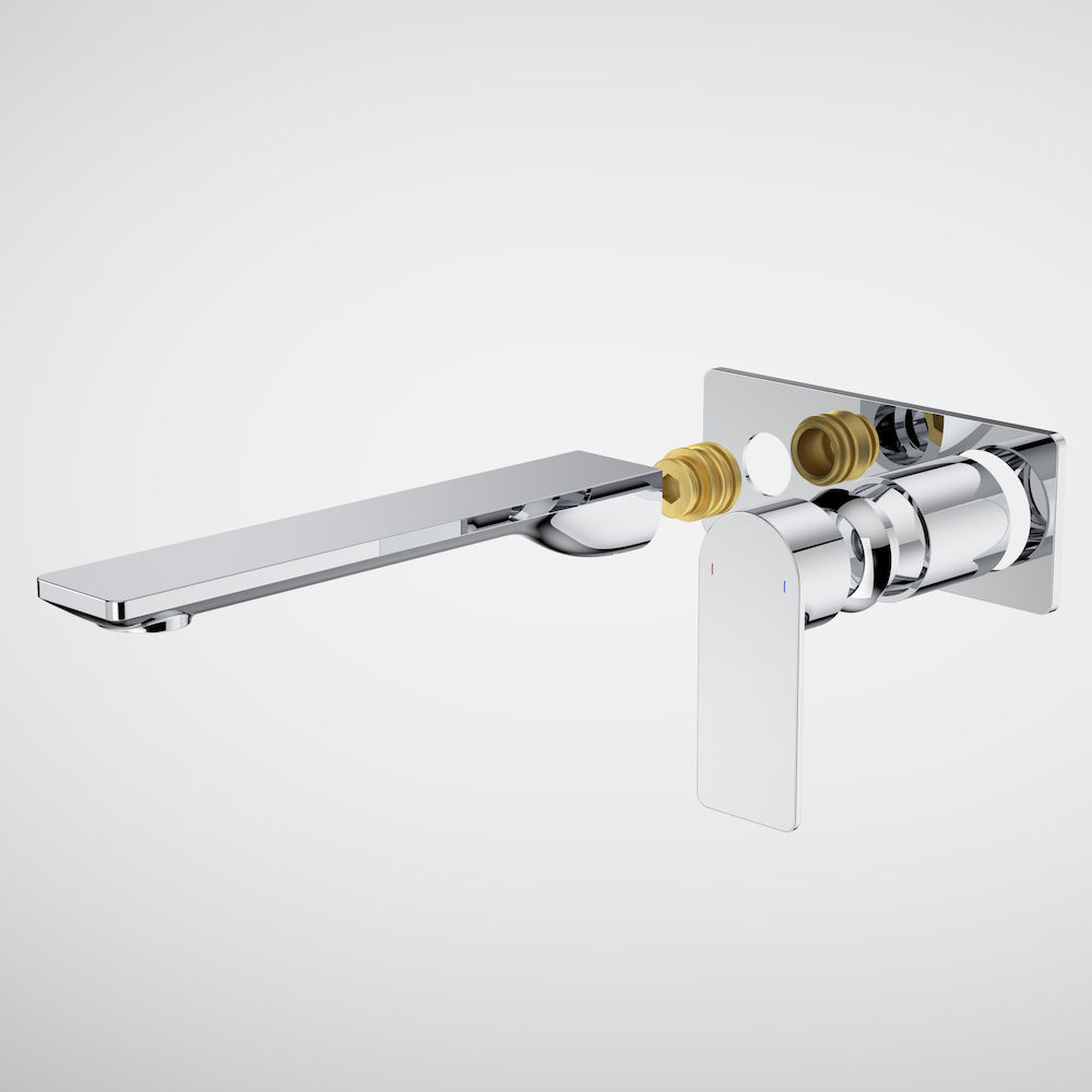 Urbane II 220mm Wall Basin/Bath Trim Kit Rectangular Cover Plate Chrome 99646C6A Urbane II 220mm Wall Basin/Bath Trim Kit Rectangular Cover Plate Chrome 99646C6A