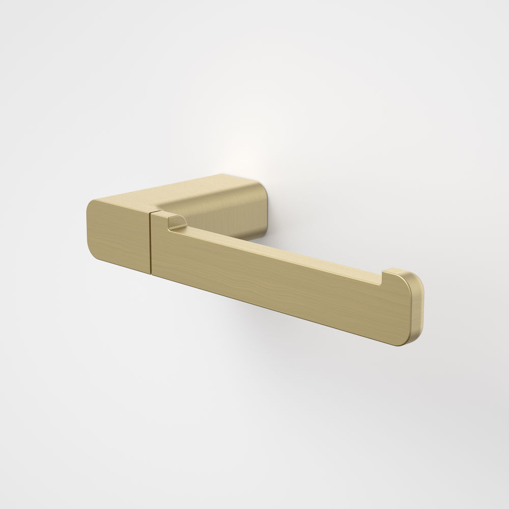 Luna Toilet Roll Holder Brushed Brass 99607BB PlaceMakers NZ