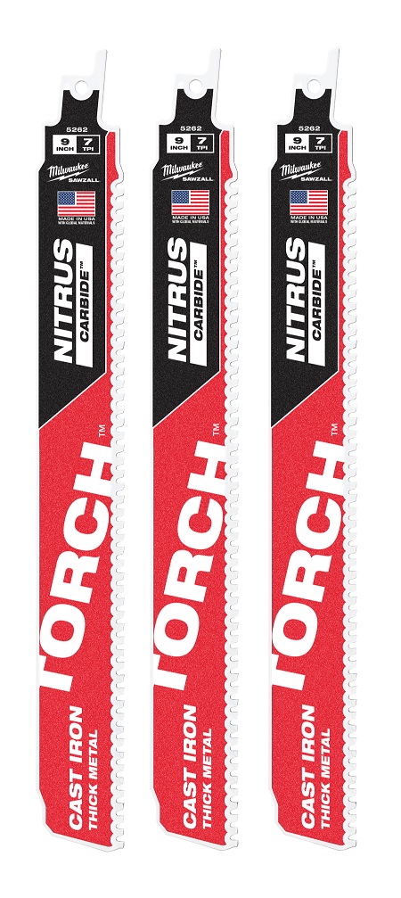 Torch with Nitrus Carbide 7TPI 230mm 3 Pack 48005362 Torch with Nitrus Carbide 7TPI 230mm 3 Pack 48005362