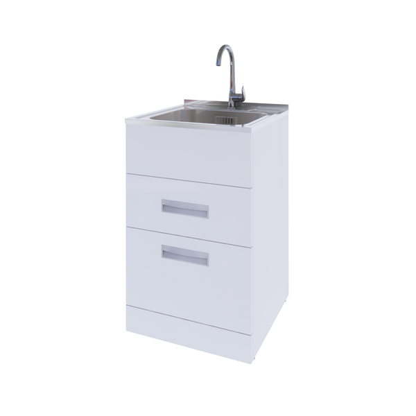 Urban Laundry Tub 560mm 2 Drawer Cabinet URBAN560 MAX Urban Laundry Tub 560mm 2 Drawer Cabinet URBAN560 MAX