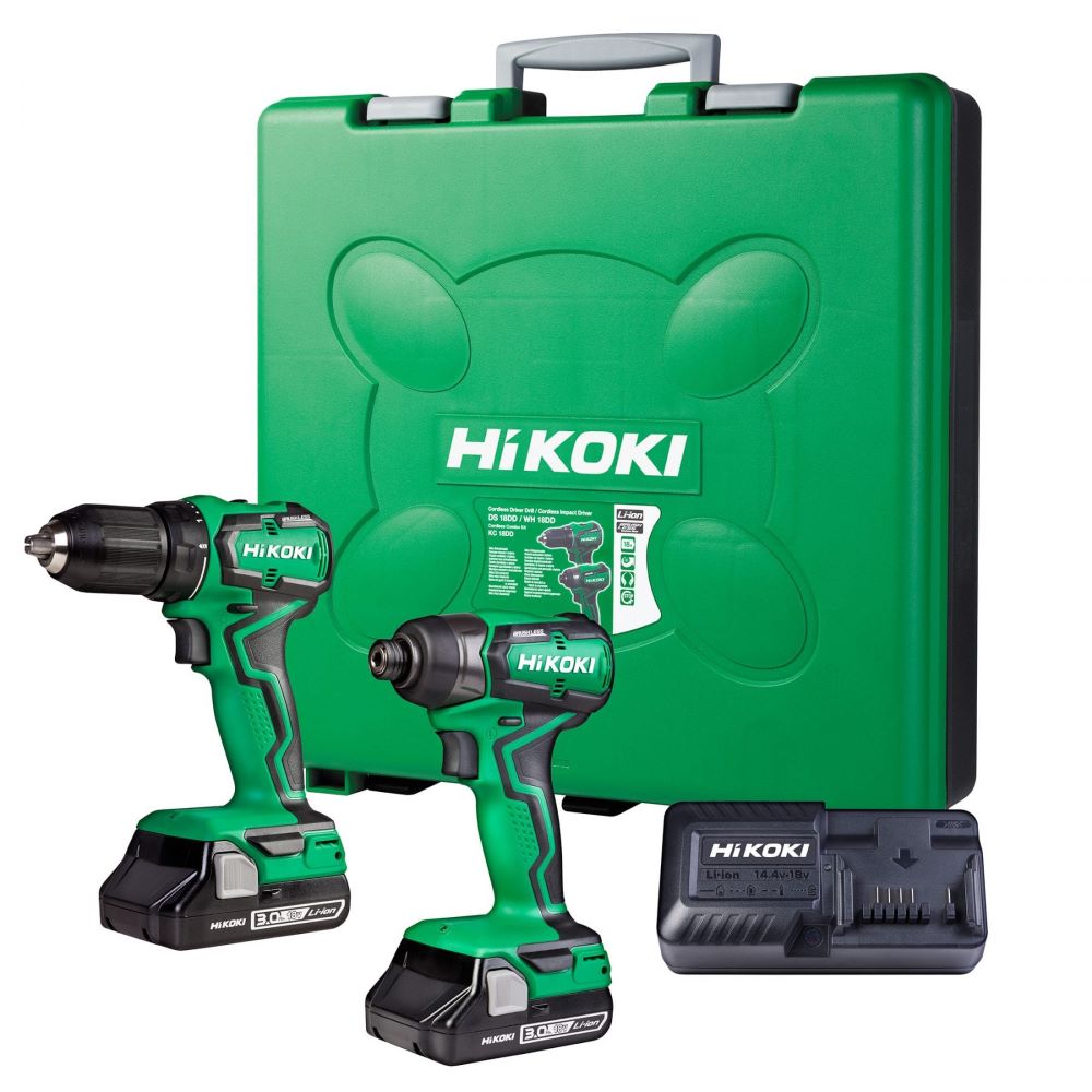Compact Driver Drill & Impact Driver 18V Brushless Kit KC18DD(GBZ) Compact Driver Drill & Impact Driver 18V Brushless Kit KC18DD(GBZ)