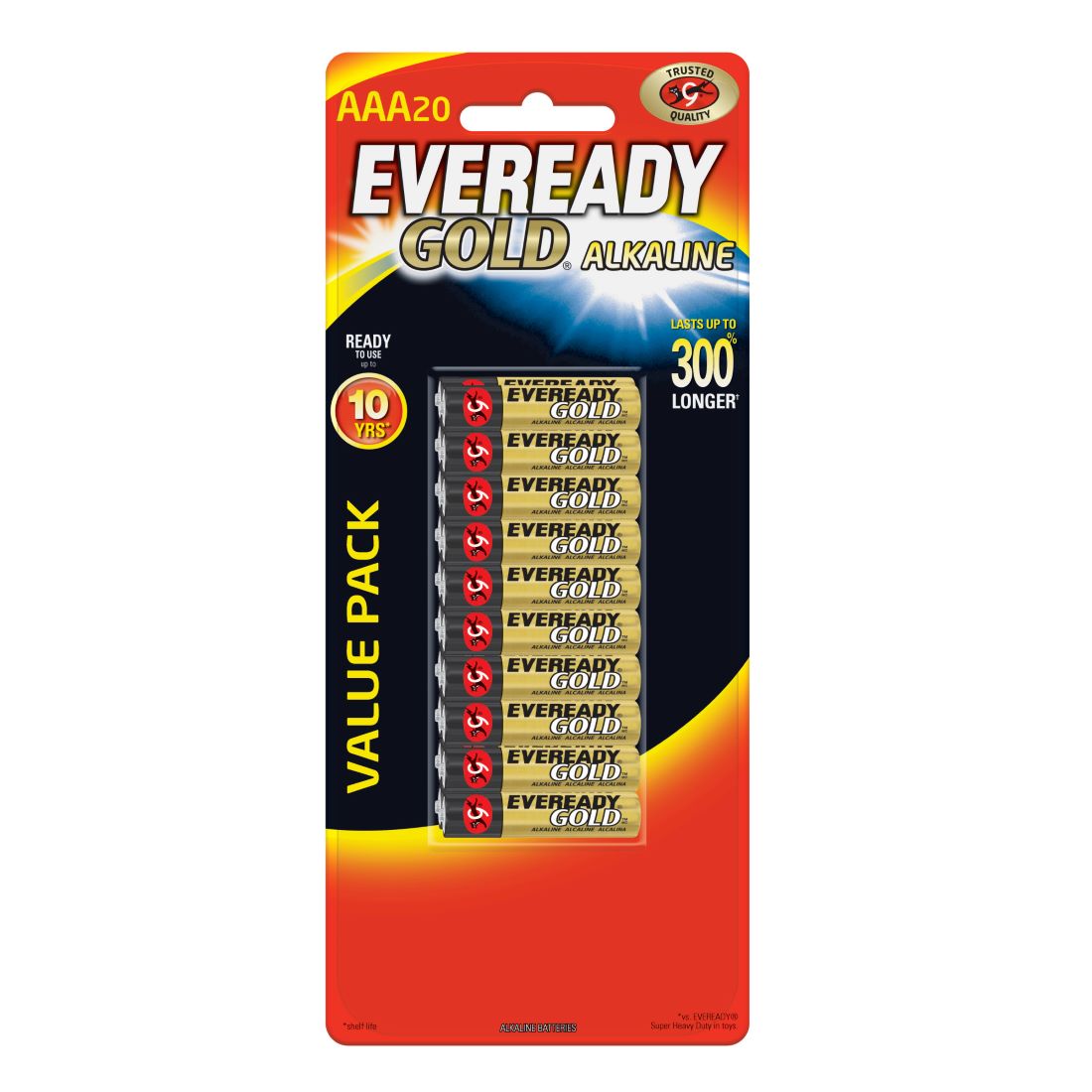 Gold Alkaline Battery AAA 1.5V 20 Pack PlaceMakers NZ