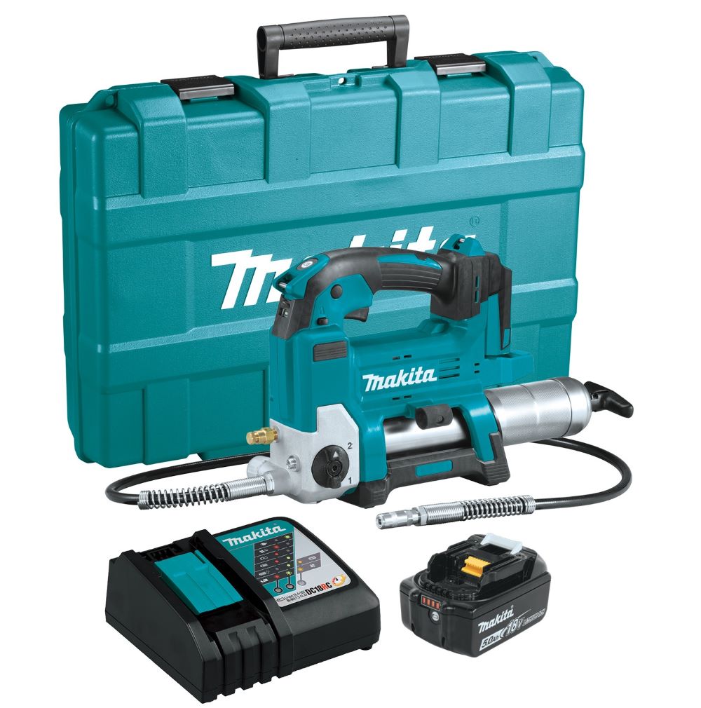 LXT Grease Gun 18V 450gm 1 x 5Ah Kit DGP180RTB LXT Grease Gun 18V 450gm 1 x 5Ah Kit DGP180RTB