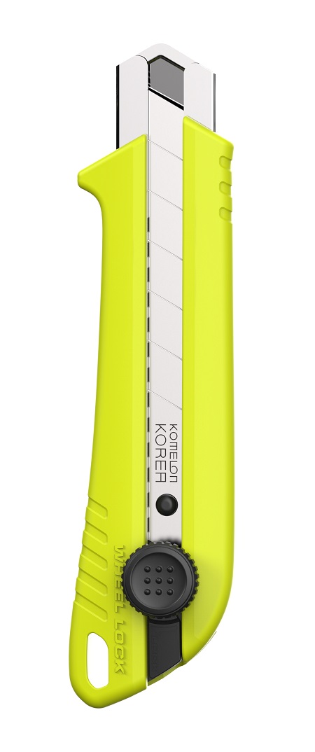 Snap-Off Knife Hi-Vis Non-Slip Grip Wheel Lock 25mm HHB-W7 Snap-Off Knife Hi-Vis Non-Slip Grip Wheel Lock 25mm HHB-W7