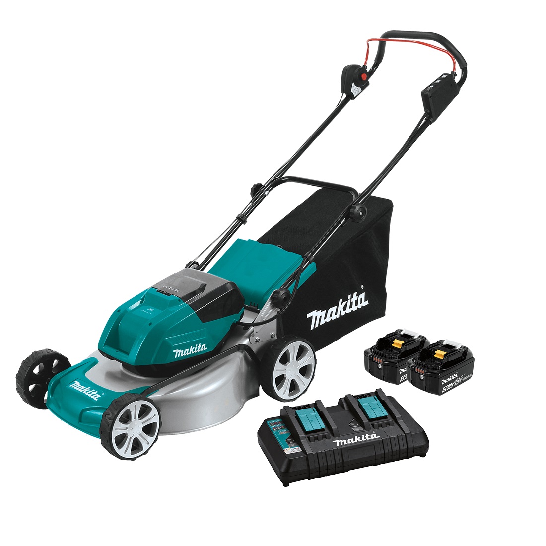 18V x 2 (36V) LXT Brushless 460mm Metal Deck Lawn Mower Kit DLM464PT2 18V x 2 (36V) LXT Brushless 460mm Metal Deck Lawn Mower Kit DLM464PT2
