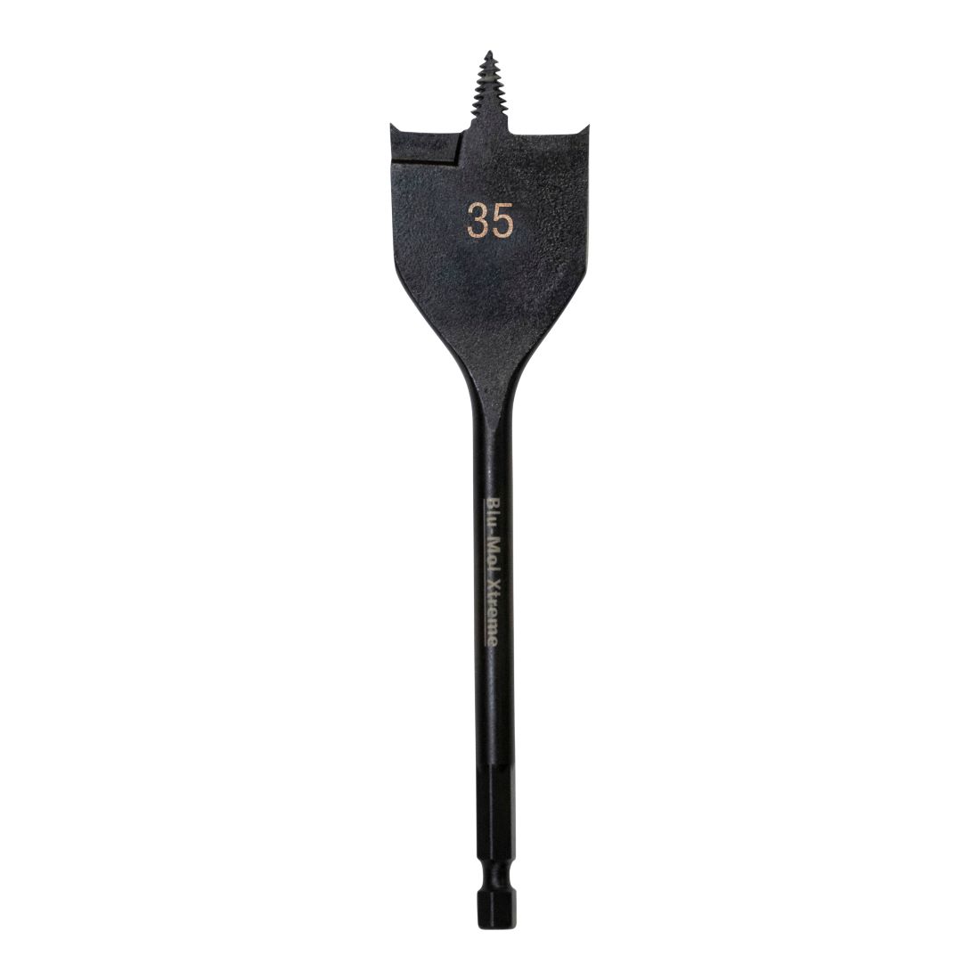Blu-Mol Threaded Spade Bit 35 X 150mm BLX23735-0332 Blu-Mol Threaded Spade Bit 35 X 150mm BLX23735-0332