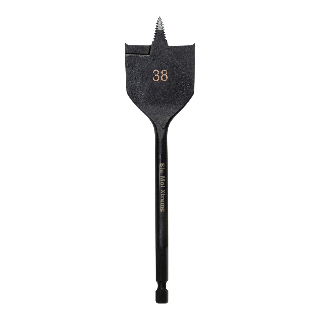 Blu-Mol Threaded Spade Bit 38 X 150mm BLX23738-0333 Blu-Mol Threaded Spade Bit 38 X 150mm BLX23738-0333
