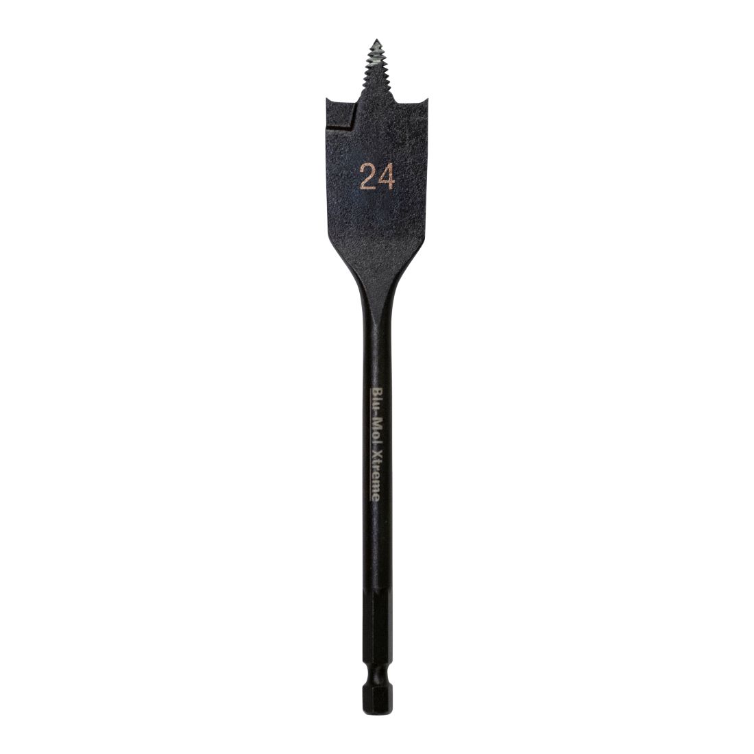 Blu-Mol Threaded Spade Bit 24 X 150mm BLX23724-0328 Blu-Mol Threaded Spade Bit 24 X 150mm BLX23724-0328