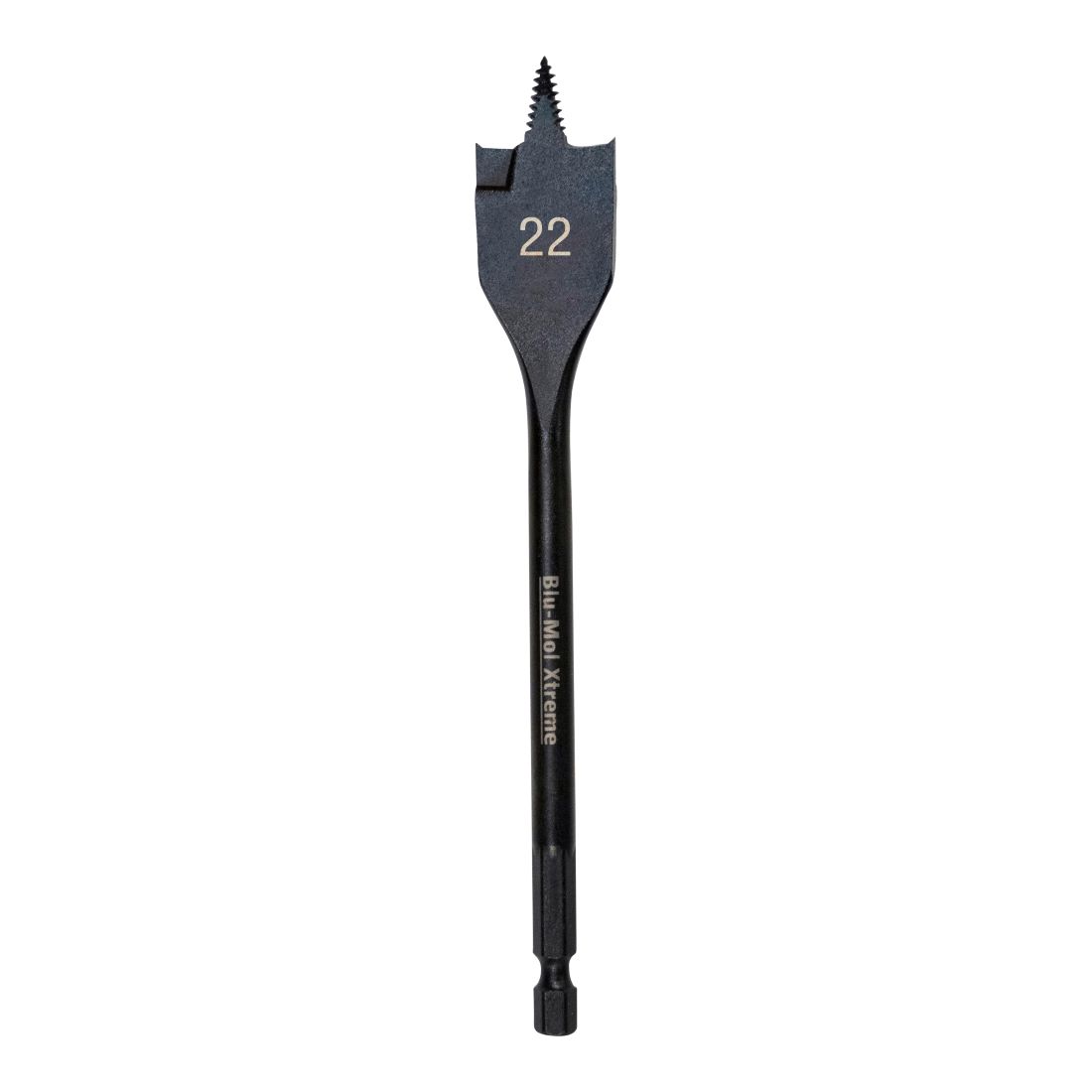 Blu-Mol Threaded Spade Bit 22 X 150mm BLX23722-0327 Blu-Mol Threaded Spade Bit 22 X 150mm BLX23722-0327