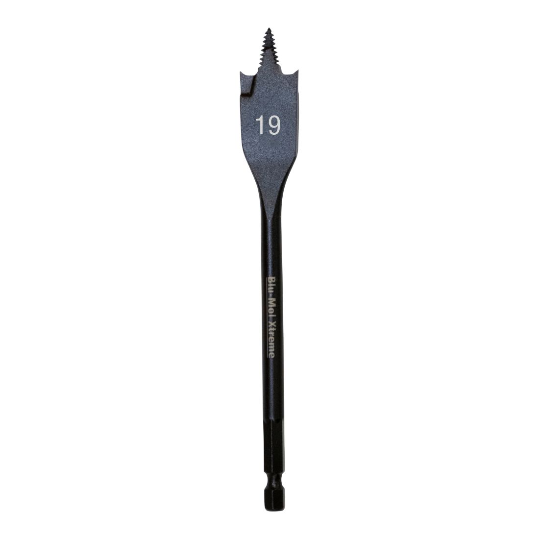 Blu-Mol Threaded Spade Bit 19 X 150mm BLX23719-0325 Blu-Mol Threaded Spade Bit 19 X 150mm BLX23719-0325