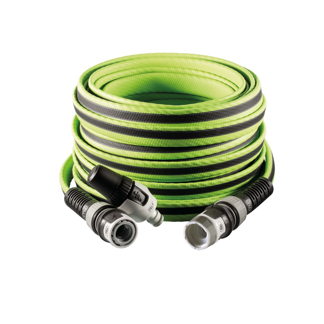 Buy 15M Flat Garden Hose & Spray Nozzle - Green at Mighty Ape NZ