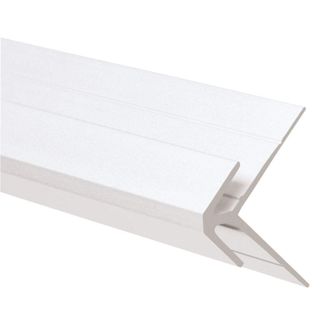 Aluminium External Corner Jointer 2700 x 4.5mm Polar White 8549215 Aluminium External Corner Jointer 2700 x 4.5mm Polar White 8549215