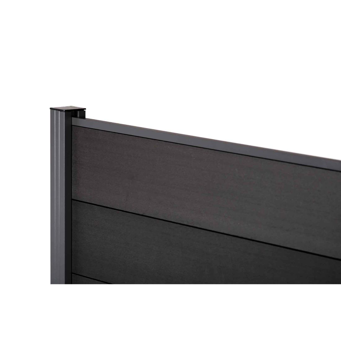 Composite Fence Panel Kit 1800 x 1875mm Black | PlaceMakers NZ