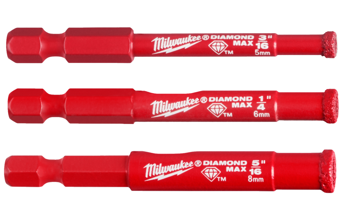 DIAMOND MAX Hole Saw Set Diamond Grit 3 Piece Set 49560500 PlaceMakers NZ