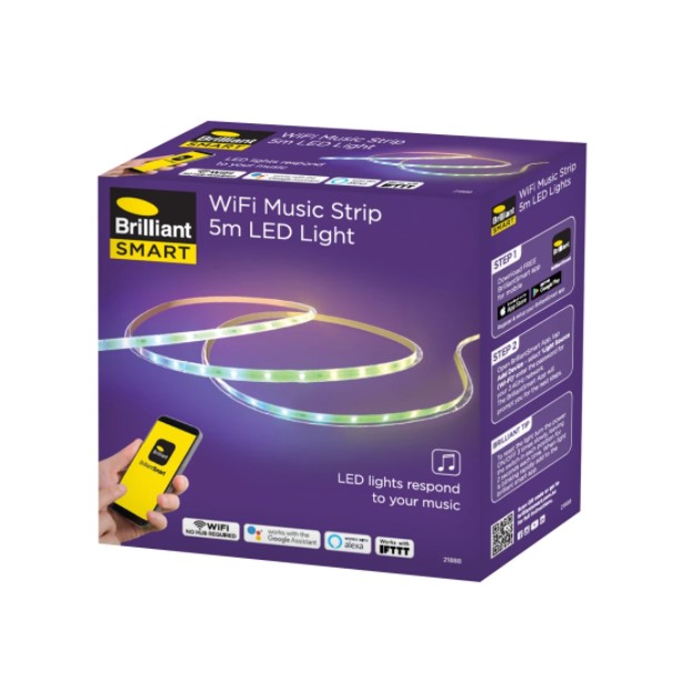 Smart Musical WiFi LED Strip 2m Smart Musical WiFi LED Strip 2m