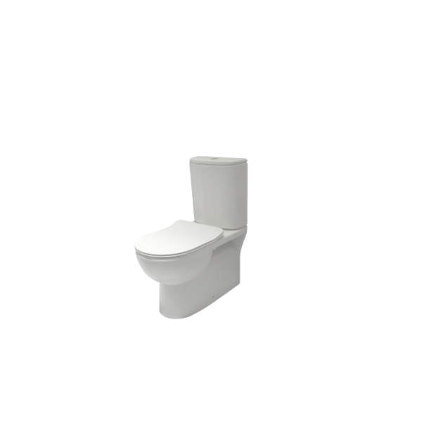 Atlanta II Back to Wall Toilet Suite Slim Seat 741381 PlaceMakers NZ