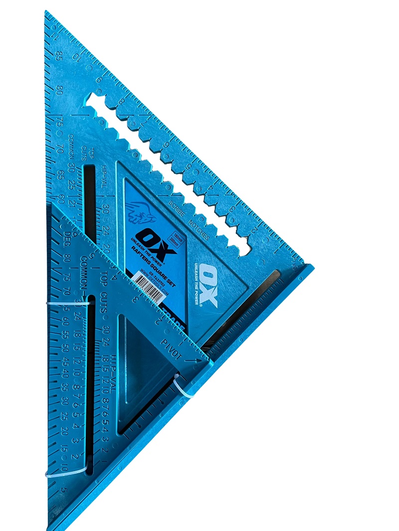 Trade Set Square Rafter 2 Piece 180/300mm OX-T433702 | PlaceMakers NZ