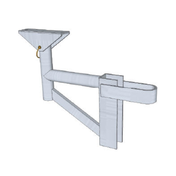 EasyRail Alloy Cantilever Bracket 0.3m AER610.300 EasyRail Alloy Cantilever Bracket 0.3m AER610.300