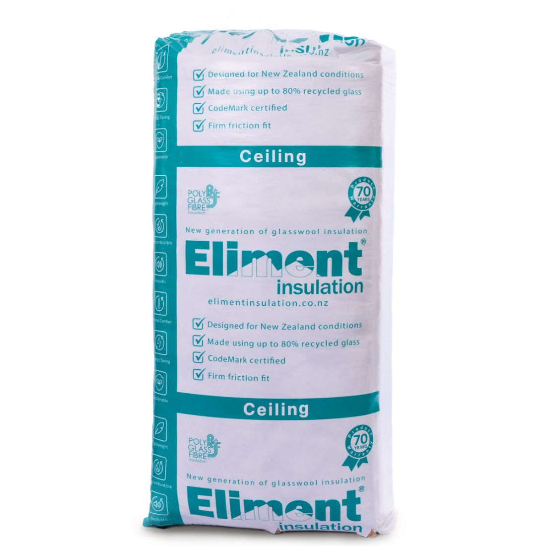 Glasswool Ceiling Insulation R5.0 230 x 1220 x 432mm 4.22m2 PlaceMakers NZ