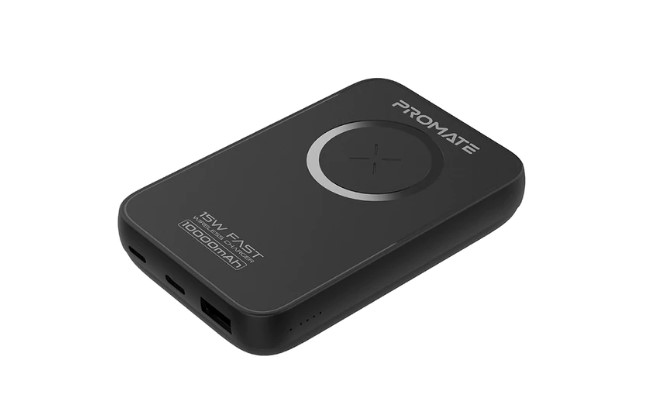 Powermag Powerbank 10000mAh Magnetic Qi 15W Wireless Charging Black Powermag Powerbank 10000mAh Magnetic Qi 15W Wireless Charging Black