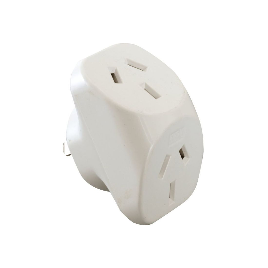 Double Adaptor Vertical White Double Adaptor Vertical White