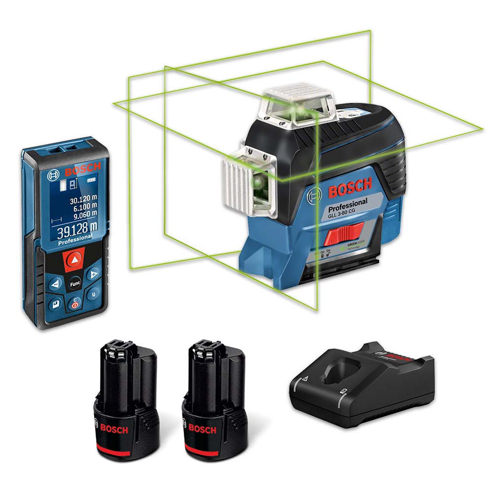 MultiLine Laser Kit with 40M Rangefinder & 12V batteries 06159940PT