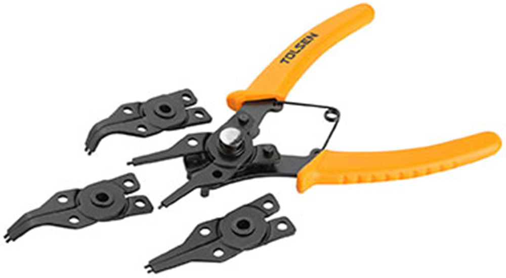 Circlip Plier 4 In 1 160mm Interchangeable Head TL10100 Circlip Plier 4 In 1 160mm Interchangeable Head TL10100