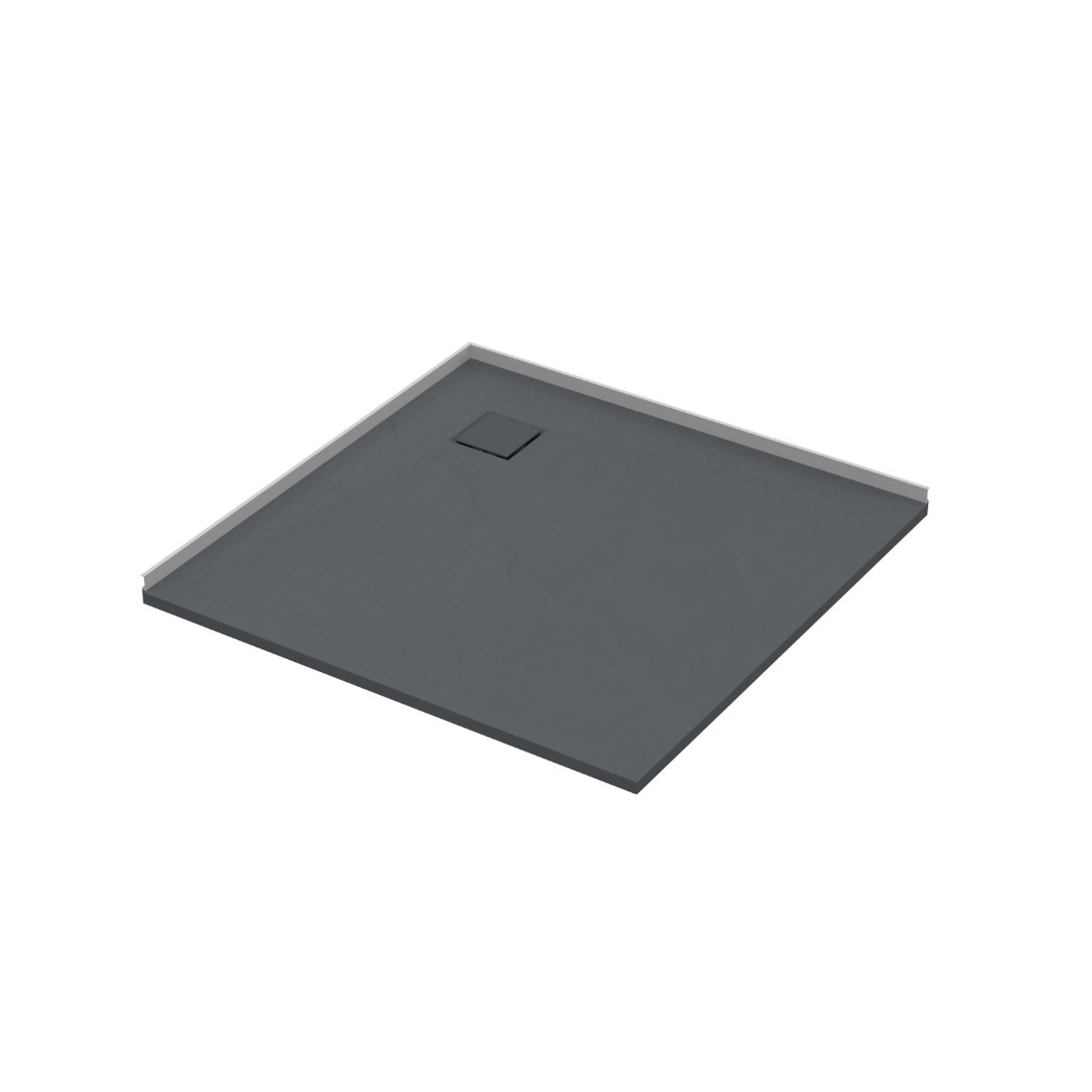 Slateforma Tray 2 Wall AB Upstand Anthracite 1000 x 1000mm | PlaceMakers NZ