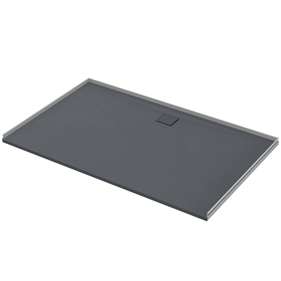 Slateforma Tray 3 Wall ABC Upstand Anthracite 1600 x 1000mm ...