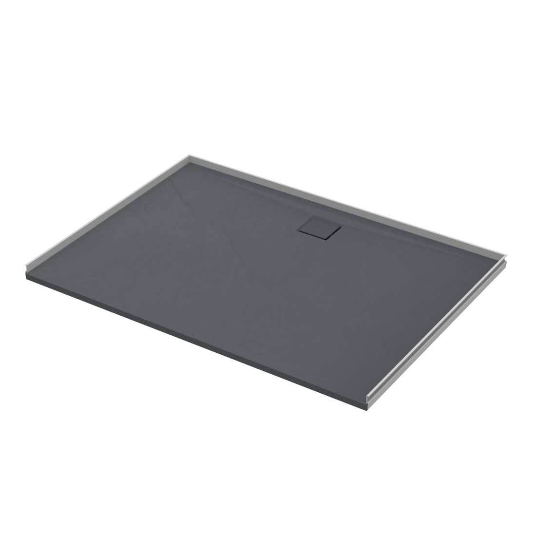 Slateforma Tray 3 Wall ABC Upstand Anthracite 1400 x 1000mm ...