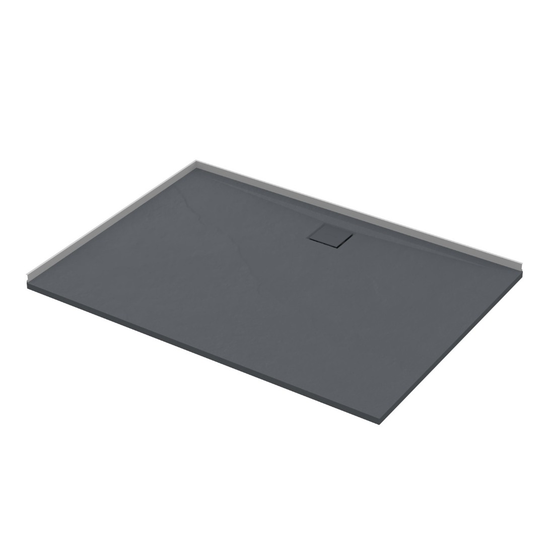 Slateforma Tray 2 Wall AB Upstand Anthracite 1000 x 1400mm | PlaceMakers NZ