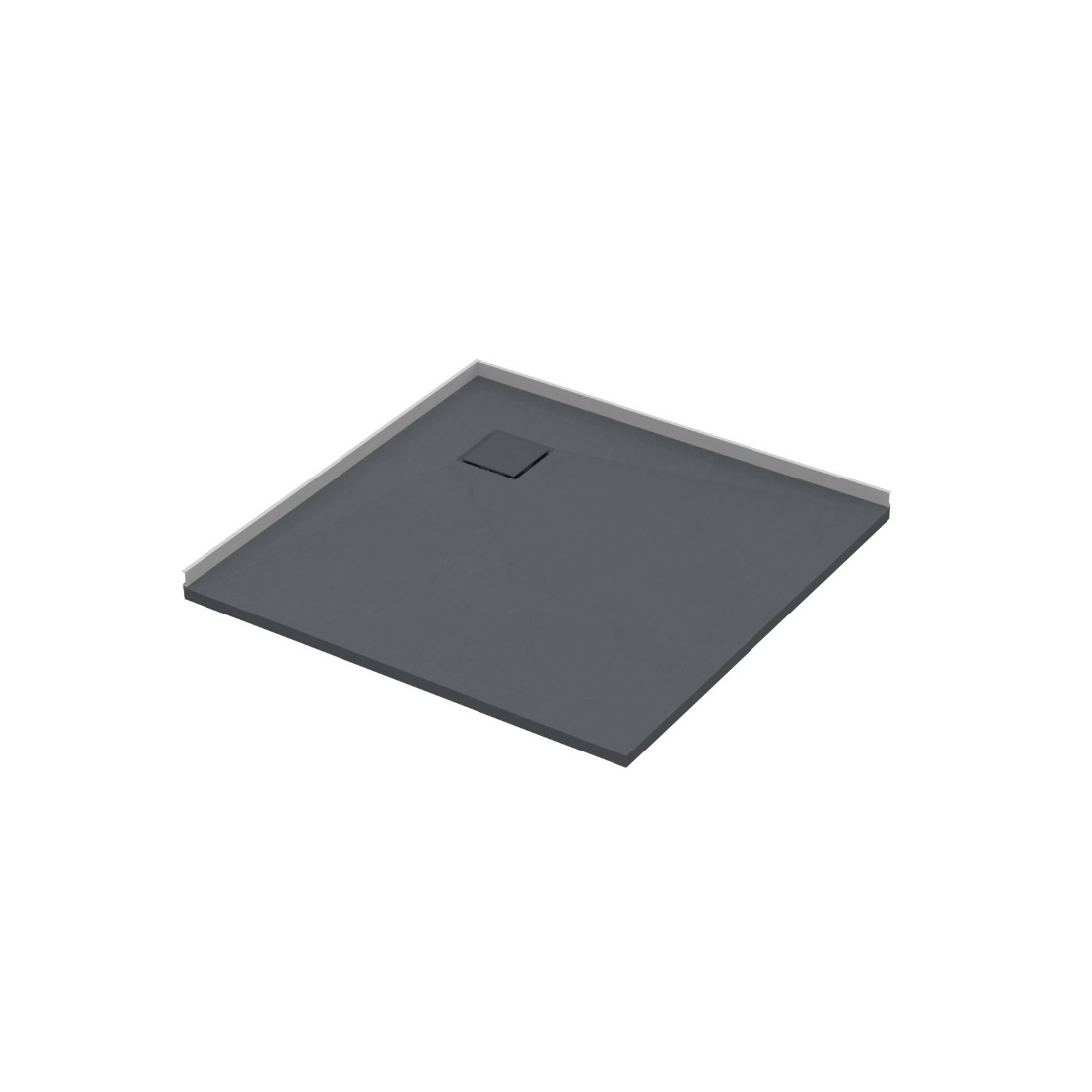 Slateforma Tray 2 Wall AB Upstand Anthracite 900 x 900mm | PlaceMakers NZ