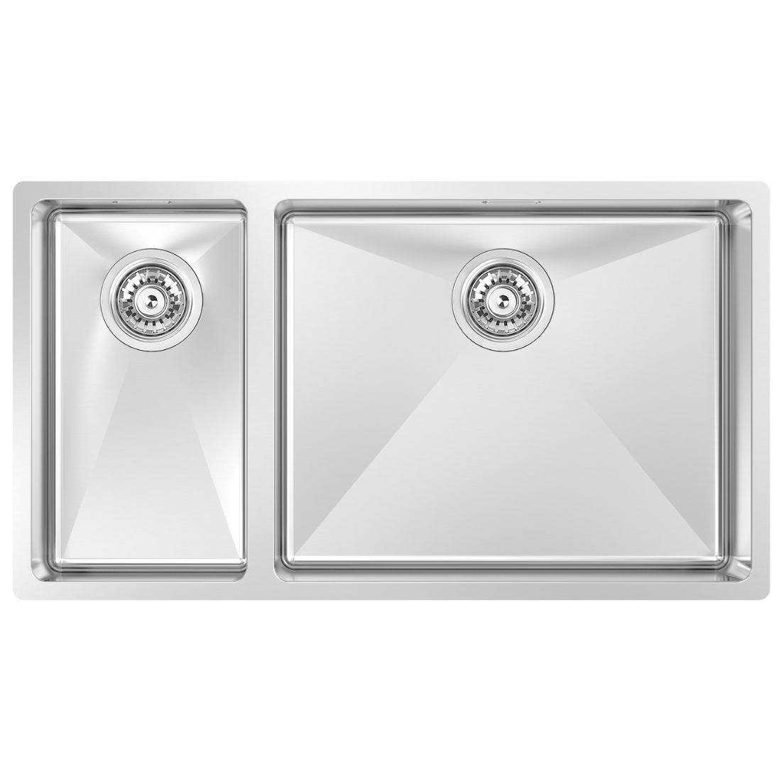 Kitchen Sink Double Bowl 795 x 440mm Right Hand Main Bowl PlaceMakers NZ