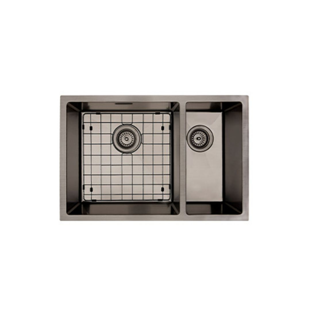 Aurora Kitchen Sink AA602 Bowl And 1/2 Gunmetal PVD PlaceMakers NZ