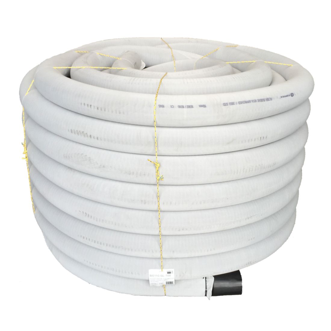 Black Snake Drainage Pipe With Filter Sock 110mm x 30m Slotted