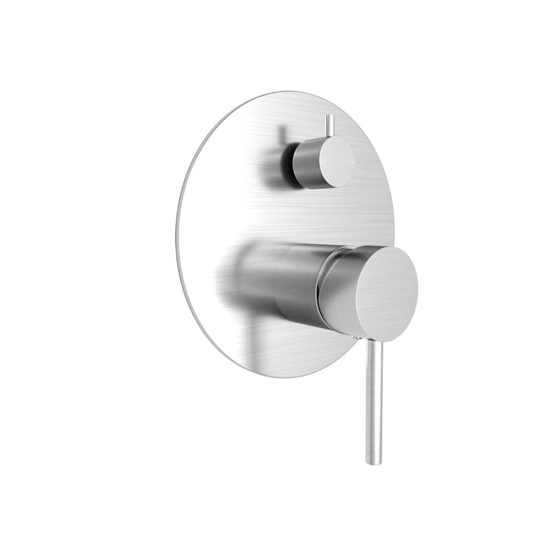 Shower Divert Mixer Brushed Stainless | PlaceMakers NZ