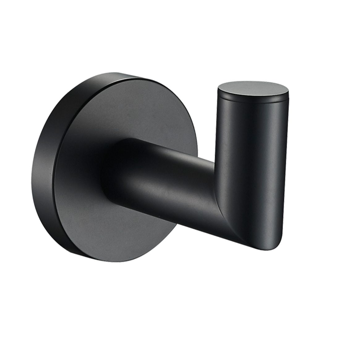 Robe Hook Satin Black | PlaceMakers NZ